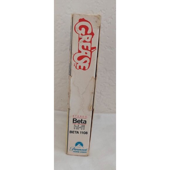 Grease Betamax 1979 Drama Action Comedy Musical Video Movie John Travolta Rare - Picture 4 of 7